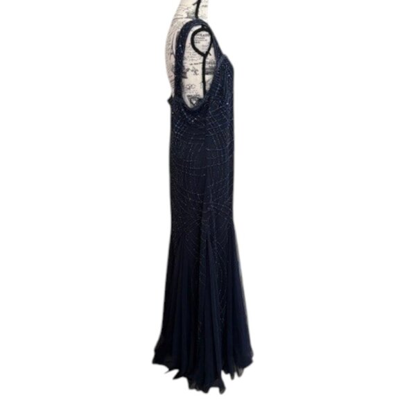 Pissaro Nights Sleeveless Beaded Gown - Picture 2 of 11